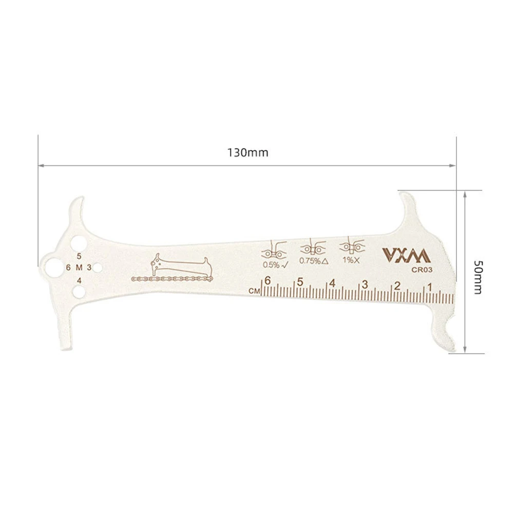 Chain Gauge 1pcs Measuring Ruler Bicycle Tools Bike Maintenance Chain Wear Cycling Kits Stainless Steel About 39g
Chain Gauge 1pcs Measuring Ruler Bicycle Tools Bike Maintenance Chain Wear Cycling Kits Stainless Steel About 39g