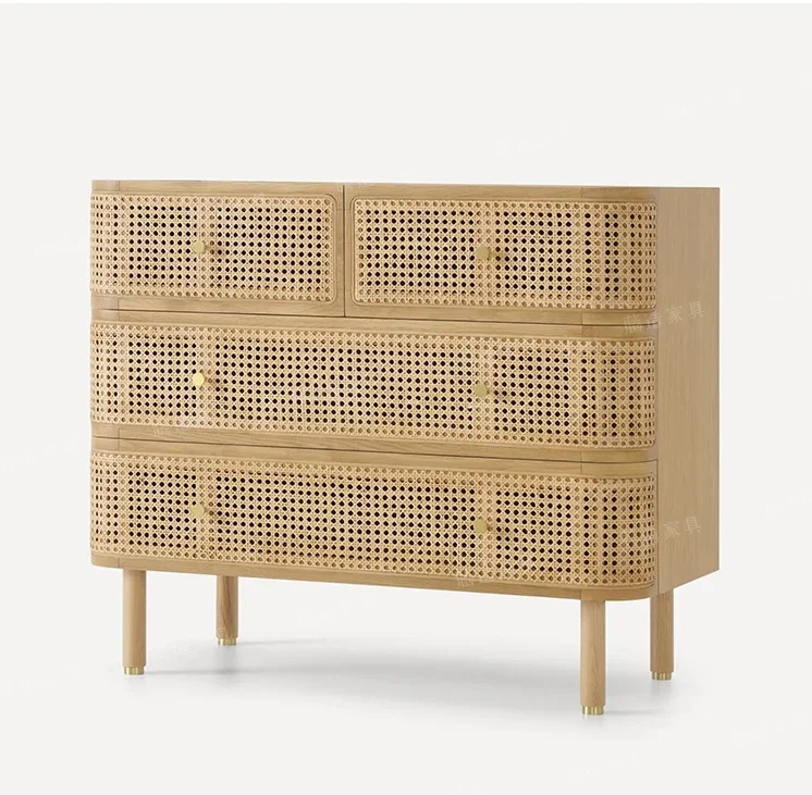 Dining Cabinet Nordic Solid Wood Fuguten Noodles Four-Bucket Cabinet Locker Drawer Rattan Storage Cabinet
Dining Cabinet Nordic Solid Wood Fuguten Noodles Four-Bucket Cabinet Locker Drawer Rattan Storage Cabinet