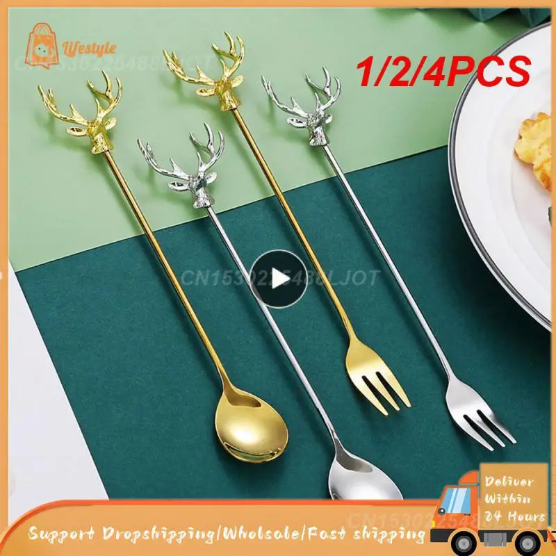 1/2/4PCS Creative Stainless Steel Spoon Branch Leaves Spoon Coffee Kitchen Accessories Tableware Decoration Titanium-Plated
1/2/4PCS Creative Stainless Steel Spoon Branch Leaves Spoon Coffee Kitchen Accessories Tableware Decoration Titanium-Plated
