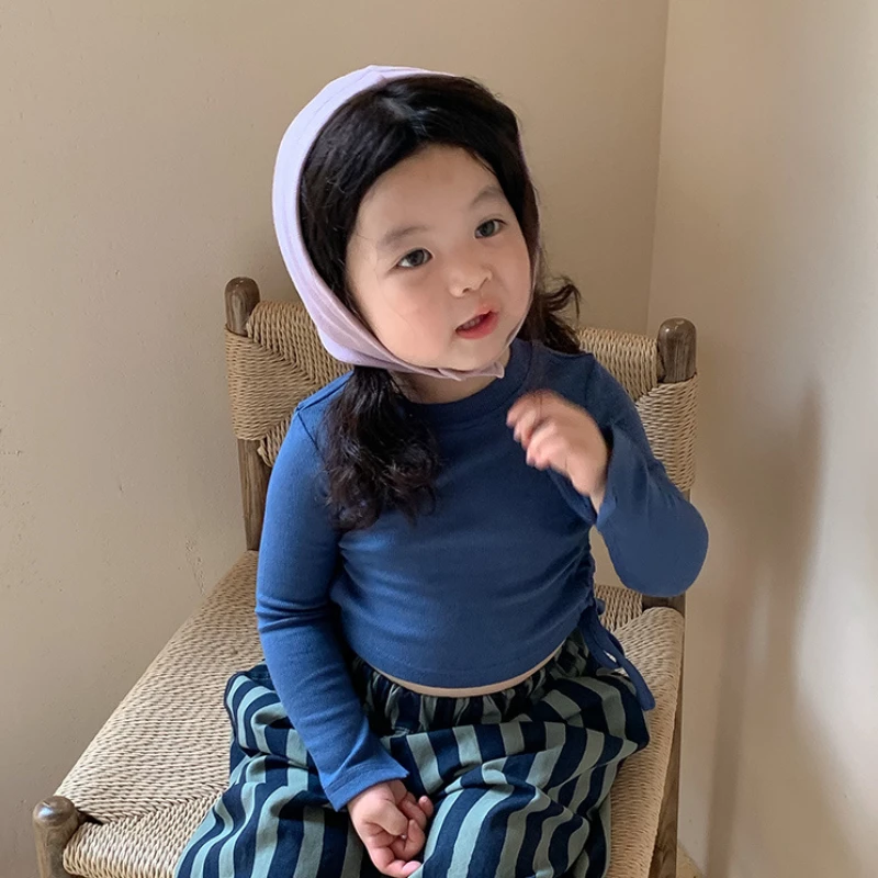 T-Shirts Undershirt Girls Autumn Season New Product Korean Children Clothing Solid Round Collar Long Sleeve simple
T-Shirts Undershirt Girls Autumn Season New Product Korean Children Clothing Solid Round Collar Long Sleeve simple