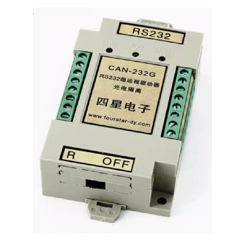 CAN-232G RS232 Оптическая изоляция ультра дистанционный драйвер 
CAN-232G RS232 Оптическая изоляция ультра дистанционный драйвер