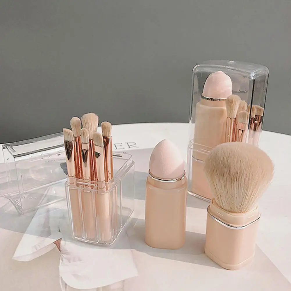 Long-lasting Use Makeup Brushes Portable Travel Makeup Brushes Set 8pcs Retractable Soft Synthetic Bristles for On-the-go Beauty
Long-lasting Use Makeup Brushes Portable Travel Makeup Brushes Set 8pcs Retractable Soft Synthetic Bristles for On-the-go Beauty