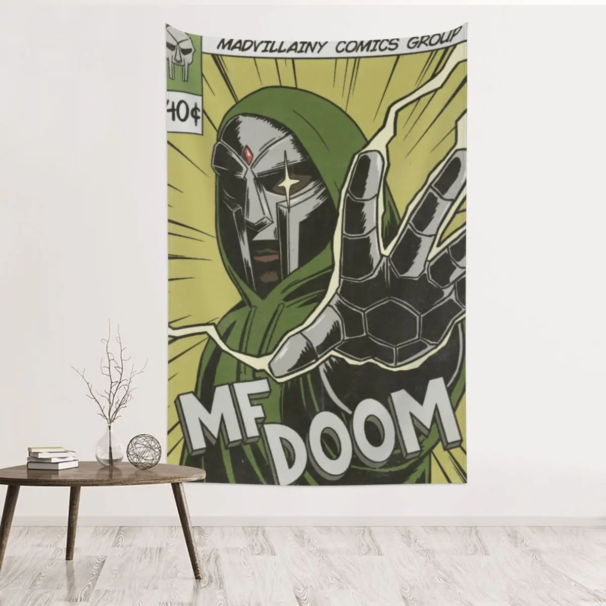 Comics Madvillain Mf Doom Madlib Tapestry Bohemian Polyester Wall Hanging Room Decoration Table Cover Retro Blanket
Comics Madvillain Mf Doom Madlib Tapestry Bohemian Polyester Wall Hanging Room Decoration Table Cover Retro Blanket