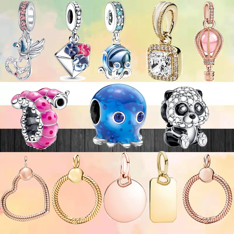 New Colorful Phoenix Octopus Flower Bead Round Card Pendants Fit Original Pandora Charms Silver Color Bracelet DIY Women Jewelry
New Colorful Phoenix Octopus Flower Bead Round Card Pendants Fit Original Pandora Charms Silver Color Bracelet DIY Women Jewelry