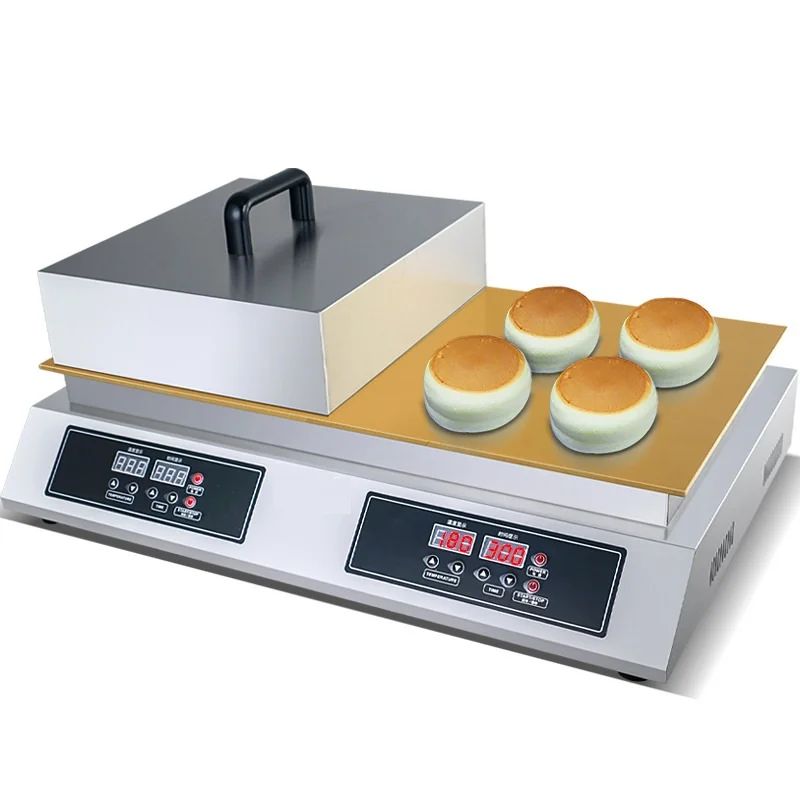 Double Plate Electric Souffle Fluffy Dutch Pancake Maker Souffle Bread Waffle Bun Machine for Sale
Double Plate Electric Souffle Fluffy Dutch Pancake Maker Souffle Bread Waffle Bun Machine for Sale