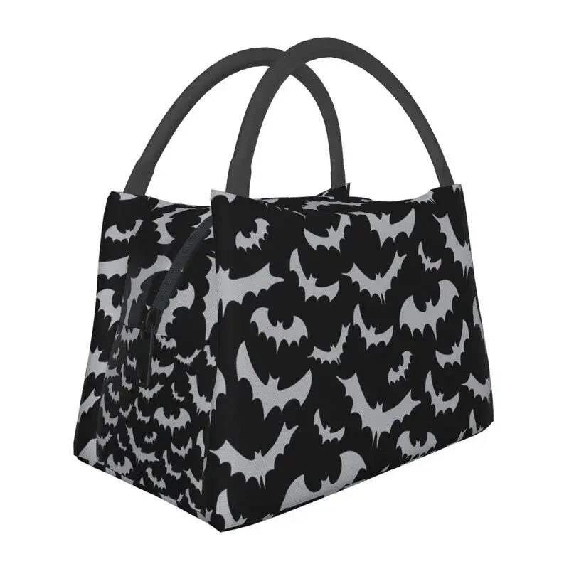Enchanted Bats In Light Gray On Black Thermal Insulated Lunch Bag Women Goth Occult Witch Resuable Lunch Container Meal Food Box
Enchanted Bats In Light Gray On Black Thermal Insulated Lunch Bag Women Goth Occult Witch Resuable Lunch Container Meal Food Box
