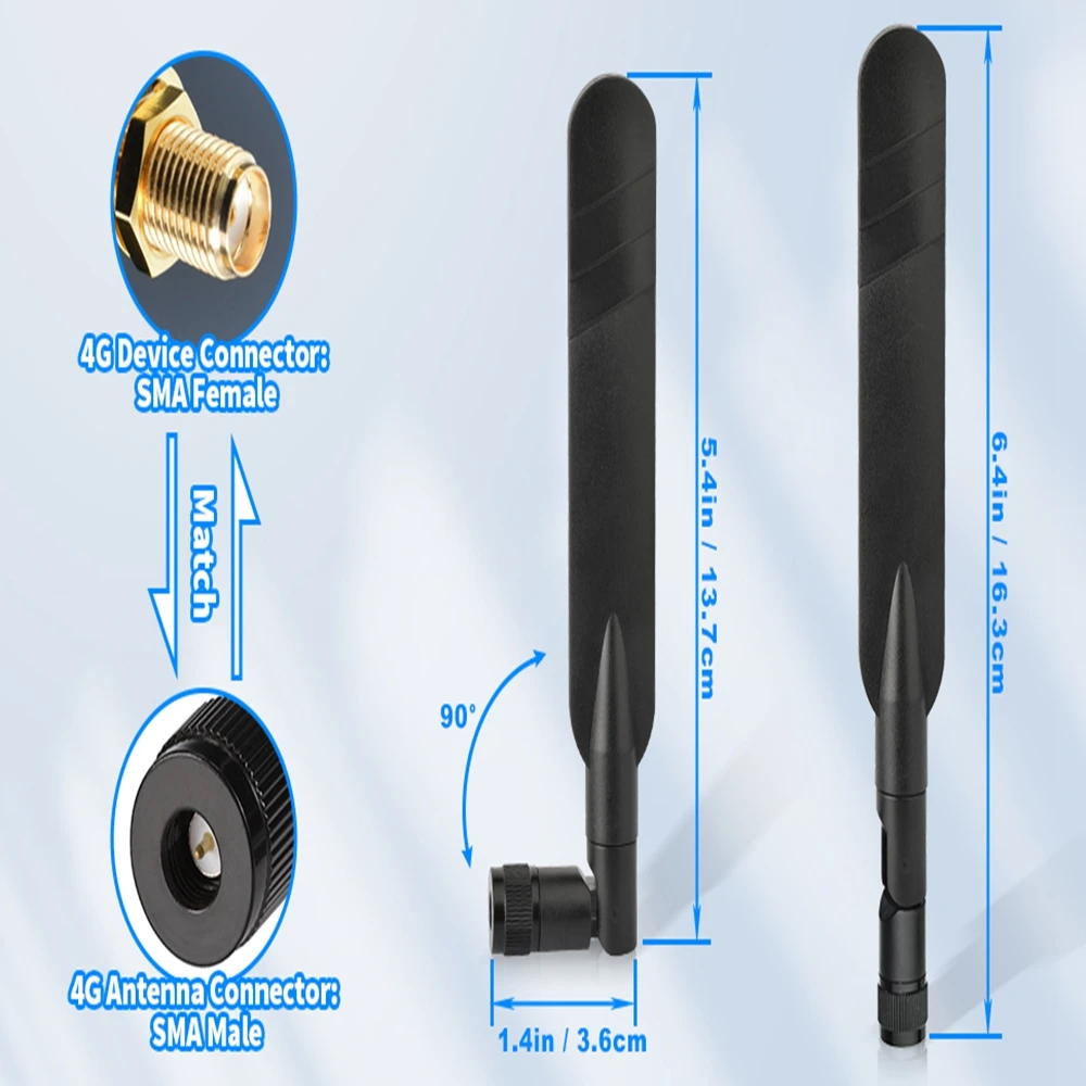 Superbat 5dBi Wide Band 4G LTE GSM UMTS CDMA WCDMA Aerial OmniDirectional Rubber Ducky Antenna Booster SMA Connector 160mm
Superbat 5dBi Wide Band 4G LTE GSM UMTS CDMA WCDMA Aerial OmniDirectional Rubber Ducky Antenna Booster SMA Connector 160mm