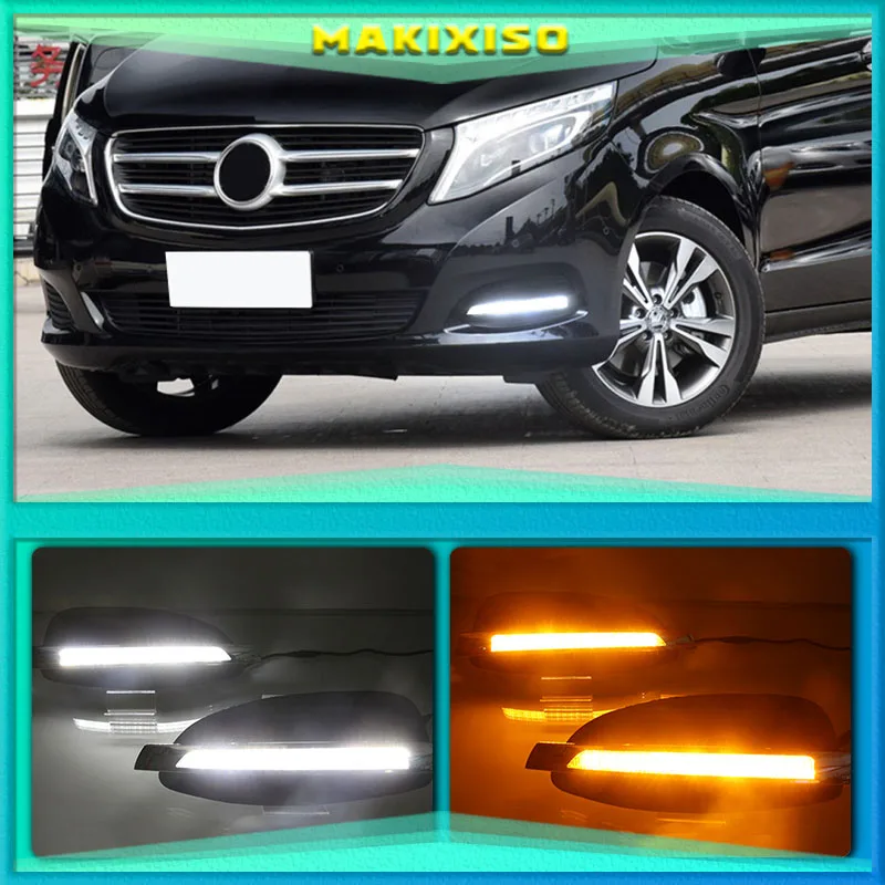 2PCS For Mercedes Benz V-Class Vito V250 V260 2016 - 2018 Dynamic Yellow Turn Signal 12V Car DRL Lamp LED Daytime Running Light
2PCS For Mercedes Benz V-Class Vito V250 V260 2016 - 2018 Dynamic Yellow Turn Signal 12V Car DRL Lamp LED Daytime Running Light