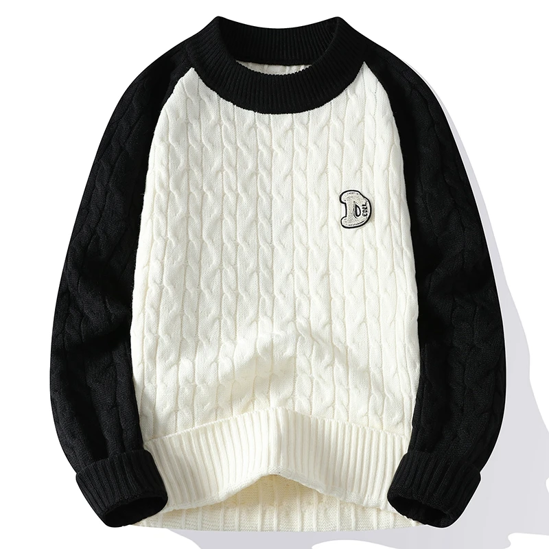 2023 New Autumn Winter Fashion Patchwork Sweater Men High End Luxury Mens Sweaters Thick Warm Male Pullovers Thermal Clothing
2023 New Autumn Winter Fashion Patchwork Sweater Men High End Luxury Mens Sweaters Thick Warm Male Pullovers Thermal Clothing