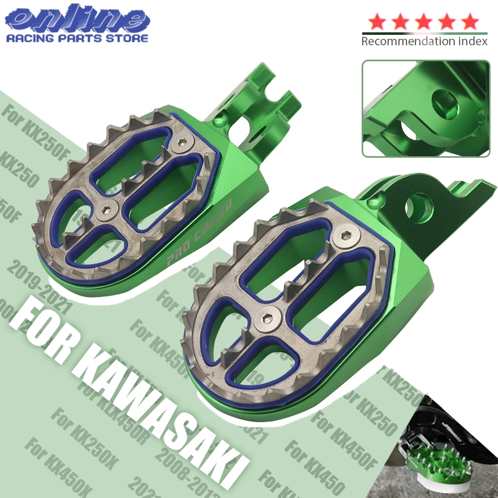 Подножки для грязевого велосипеда, педаль для Kawasaki KX250F KX250 KX450F KX450 KLX450R KX 250X 450X KX KXF 2021
Подножки для грязевого велосипеда, педаль для Kawasaki KX250F KX250 KX450F KX450 KLX450R KX 250X 450X KX KXF 2021