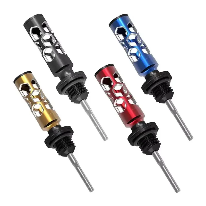 Aluminum Alloy Motorcycle Engine Oil Dipstick Oil Tank Gauge Meter Oil Cap Measuring Ruler Level Modification Accessories
Aluminum Alloy Motorcycle Engine Oil Dipstick Oil Tank Gauge Meter Oil Cap Measuring Ruler Level Modification Accessories