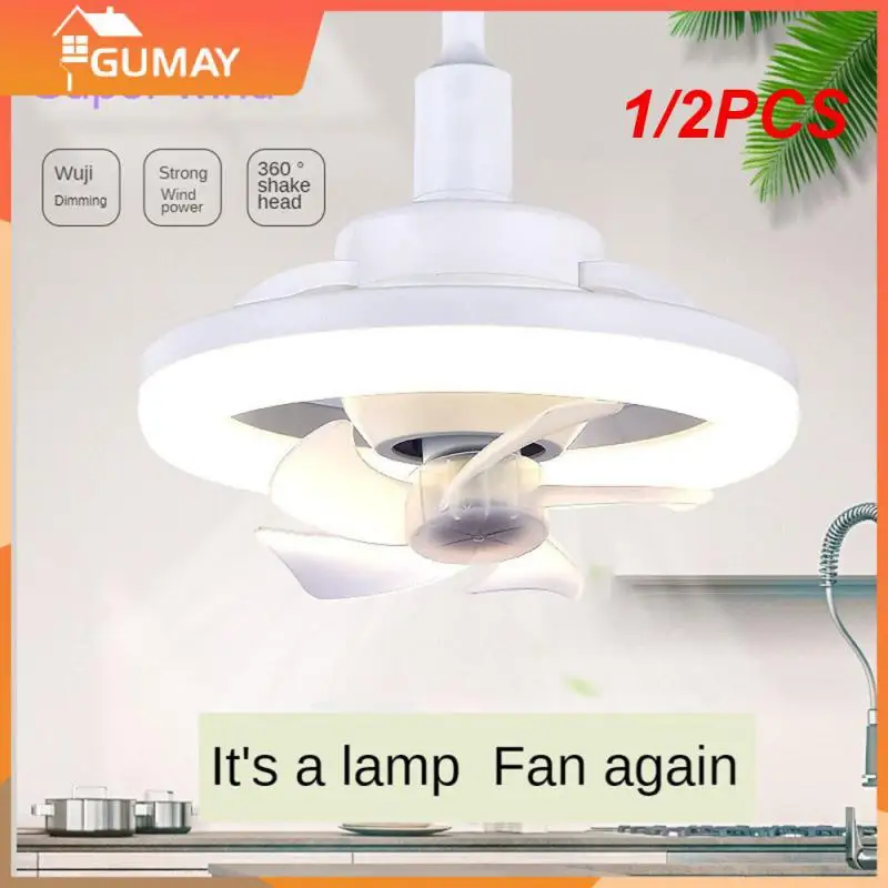 1/2PCS LED Fan Light 360° Rotation Ceiling Lamp E27 Ventilator Lamp Remote Control Cooling Fan Dimming Lighting for Living Room
1/2PCS LED Fan Light 360° Rotation Ceiling Lamp E27 Ventilator Lamp Remote Control Cooling Fan Dimming Lighting for Living Room
