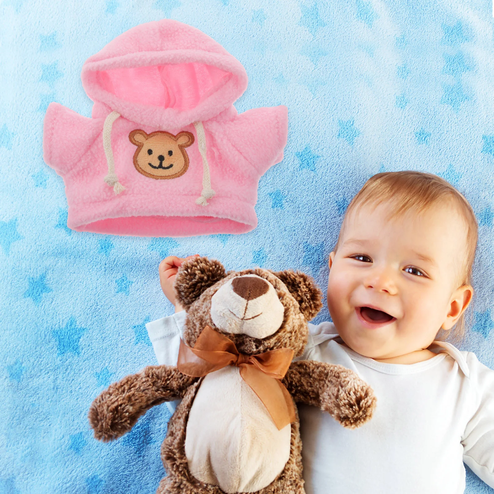 Small Plush Bear Costume Stuffed Animal Outfit Doll Hooded Sweater Clothes Tee Bear Hoodie Cute Tiny Clothes Diy Bear Toy
Small Plush Bear Costume Stuffed Animal Outfit Doll Hooded Sweater Clothes Tee Bear Hoodie Cute Tiny Clothes Diy Bear Toy