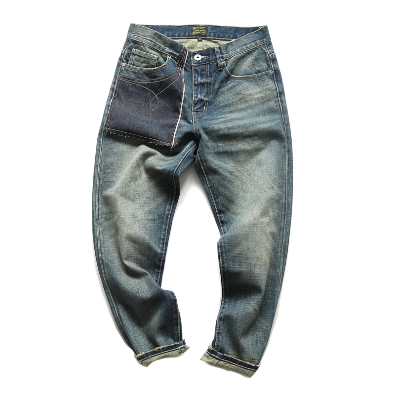 Original Japan Personalized Color Contrast Stickers Men's Small Foot Jeans Cat Beard Washed Old Pants Retro
Original Japan Personalized Color Contrast Stickers Men's Small Foot Jeans Cat Beard Washed Old Pants Retro