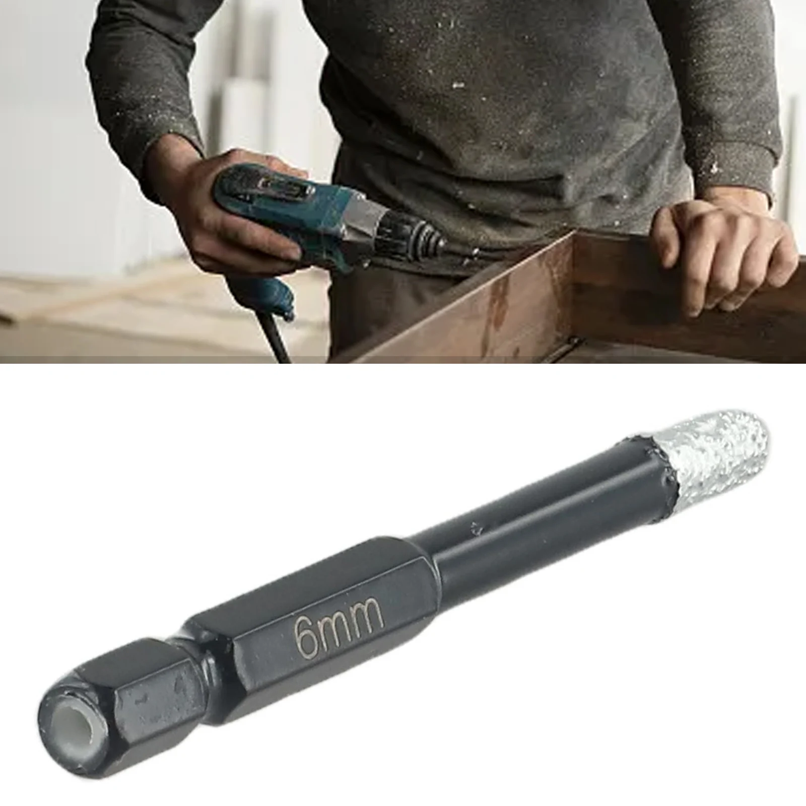 6mm Vaccum Brazed Dia-mond Dry Drill Bit Porcelain Granite Tile For Glass Marble Ceramic Hard Plastic Drilling Power Tools Parts
6mm Vaccum Brazed Dia-mond Dry Drill Bit Porcelain Granite Tile For Glass Marble Ceramic Hard Plastic Drilling Power Tools Parts