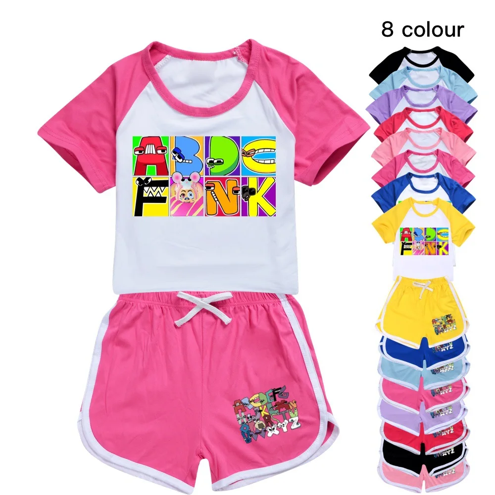 Alphabet Lore Baby Kids Clothing Set Pajamas Summer Cotton Short Sleeve T Shirt Pyjamas Pijamas Set Cartoon Children Sleepwear
Alphabet Lore Baby Kids Clothing Set Pajamas Summer Cotton Short Sleeve T Shirt Pyjamas Pijamas Set Cartoon Children Sleepwear