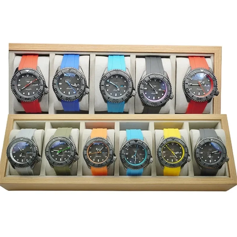 42mm NH35 Watch Modified Luminous Business Mechanical Watch Waterproof Men Watch for NH35 NH36 Movement
42mm NH35 Watch Modified Luminous Business Mechanical Watch Waterproof Men Watch for NH35 NH36 Movement