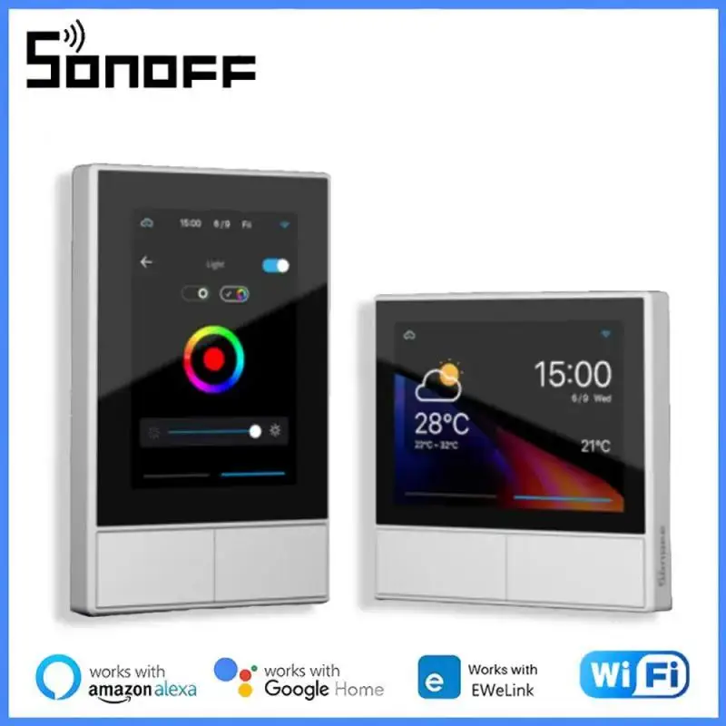 

Itead SONOFF NS Panel Smart Scene Wall Switch EU/ US Wifi Smart Thermostat Display Switch Control Via Ewelink Alexa Google Home