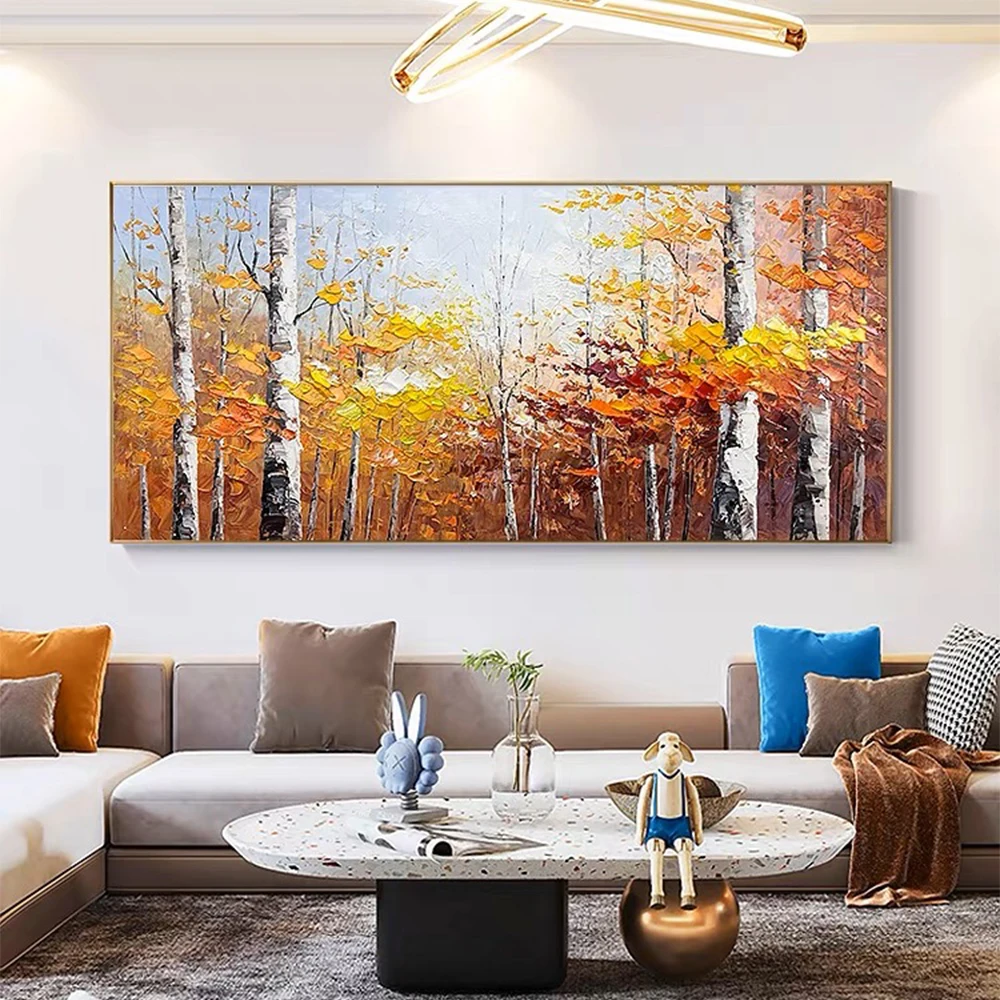 Large Wall Decor Canvas Painting Hand Painted Abstract Tree Painting Thick Acrylic Artwork For Livng Room Bedroom Decor Unframed
Large Wall Decor Canvas Painting Hand Painted Abstract Tree Painting Thick Acrylic Artwork For Livng Room Bedroom Decor Unframed