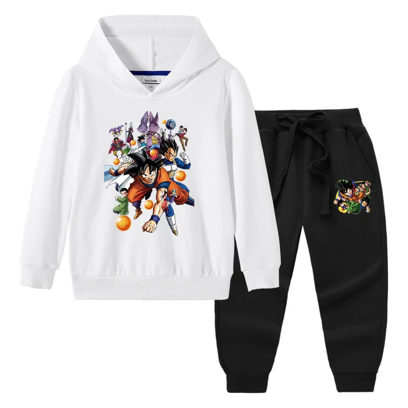 2023 Spring and Autumn New Dragon Ball Children's Sweater Trousers Two-piece Set Student Children's Hat Long-sleeved Suit
2023 Spring and Autumn New Dragon Ball Children's Sweater Trousers Two-piece Set Student Children's Hat Long-sleeved Suit