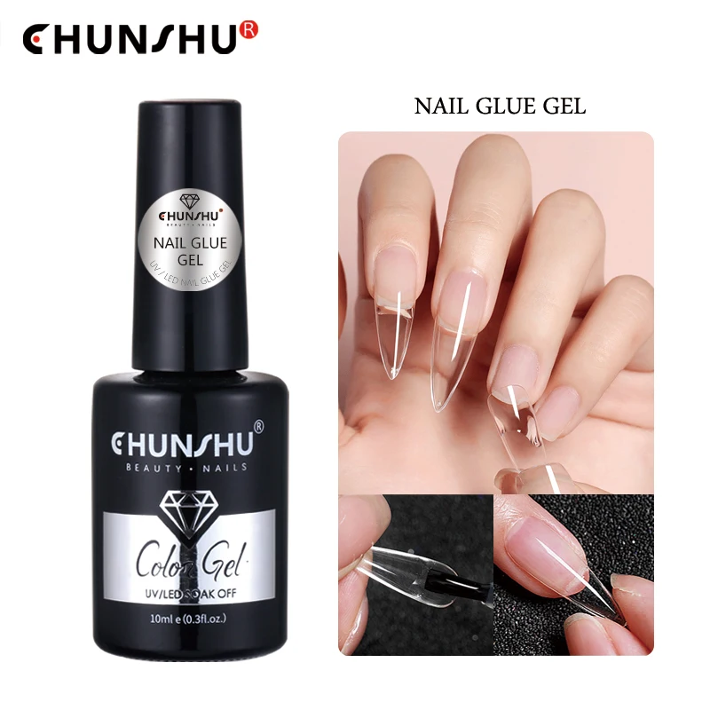 CHUNSHU Fake Nails Glue Gel 10ML French False Nail Tips Adhesive Tool Fast Extension Sticking Nail Art Need Dry By LED Nail Lamp
CHUNSHU Fake Nails Glue Gel 10ML French False Nail Tips Adhesive Tool Fast Extension Sticking Nail Art Need Dry By LED Nail Lamp