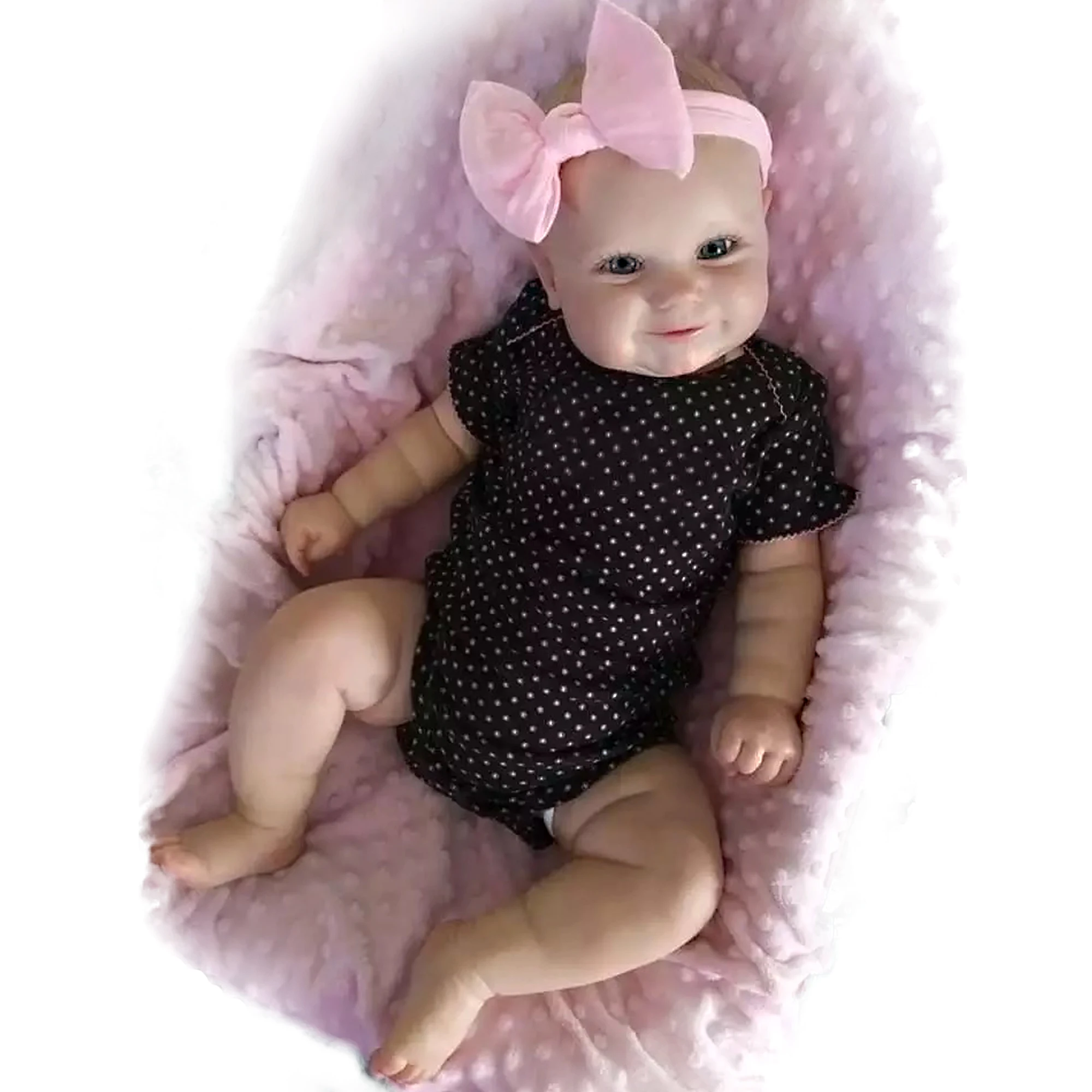 Bebê Reborn 20-24 Inch Lovely Maddie Real Touch Soft Vinyl Handmade Rooted and Painted Hair Reborn Dolls
Bebê Reborn 20-24 Inch Lovely Maddie Real Touch Soft Vinyl Handmade Rooted and Painted Hair Reborn Dolls