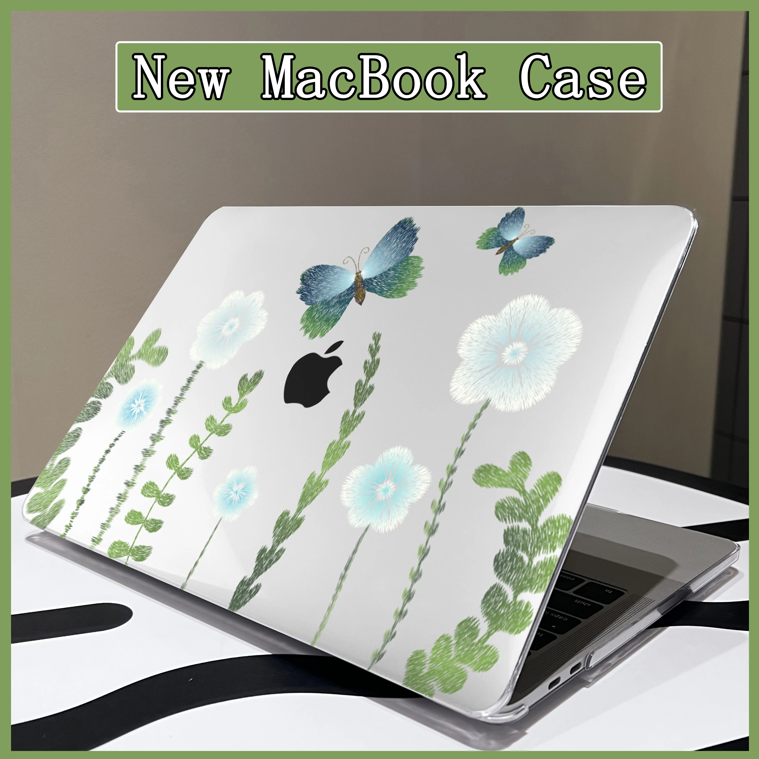 

Flower Paint Laptop Cover For Macbook Air 13 Case M1 A2337 For Macbook Air Pro M2 13.6 14 15 16 12 A2338 A2442 Hard Shell Case