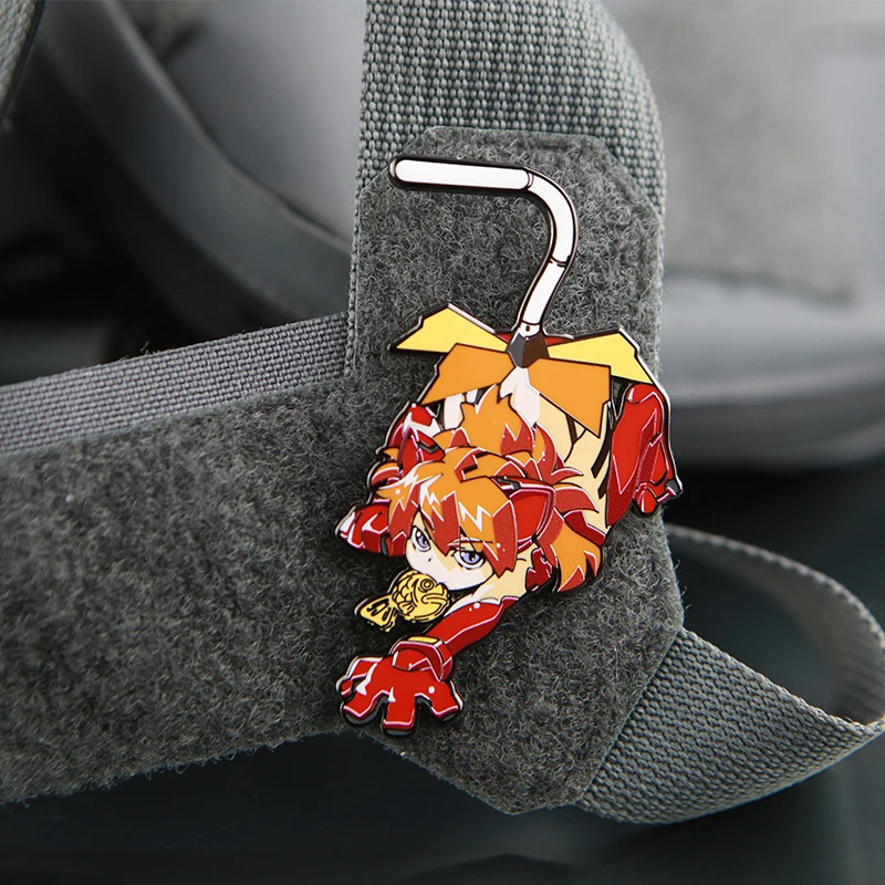 

Cute Cat Girl Metal Personalized Armband Anime Character Tactical Morale Badge Creative Metal Patches for Clothing Fit Backpack
