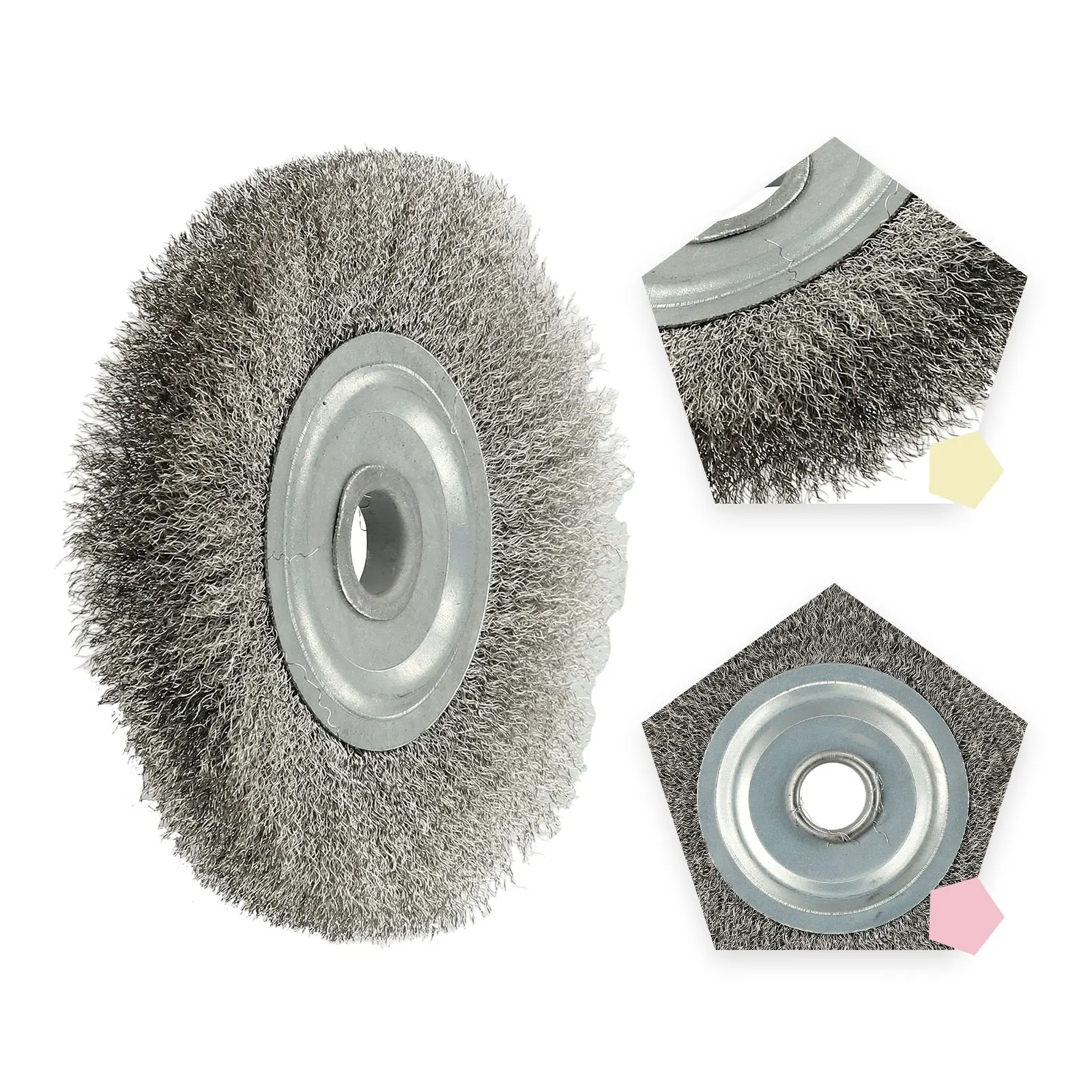 Brand New Durable Crimped Wheel Brush Universal Wire 5inch 125mm Polishing Portable Replace Rust Tools Deburring
Brand New Durable Crimped Wheel Brush Universal Wire 5inch 125mm Polishing Portable Replace Rust Tools Deburring