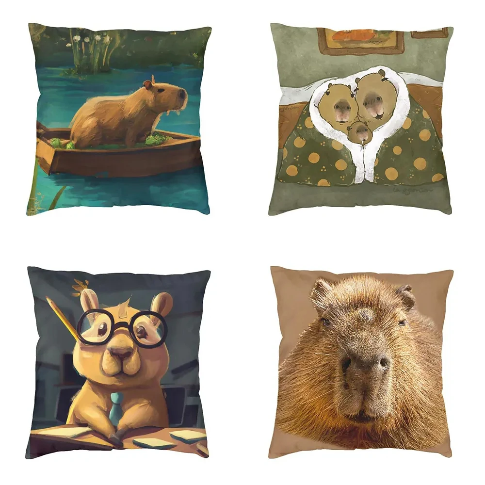 Customizable Capybara Cushion Cover Animal Pillowcase Nordic Home Decoration Pillowcase Cartoon Animation 2024 New Style F1815
Customizable Capybara Cushion Cover Animal Pillowcase Nordic Home Decoration Pillowcase Cartoon Animation 2024 New Style F1815