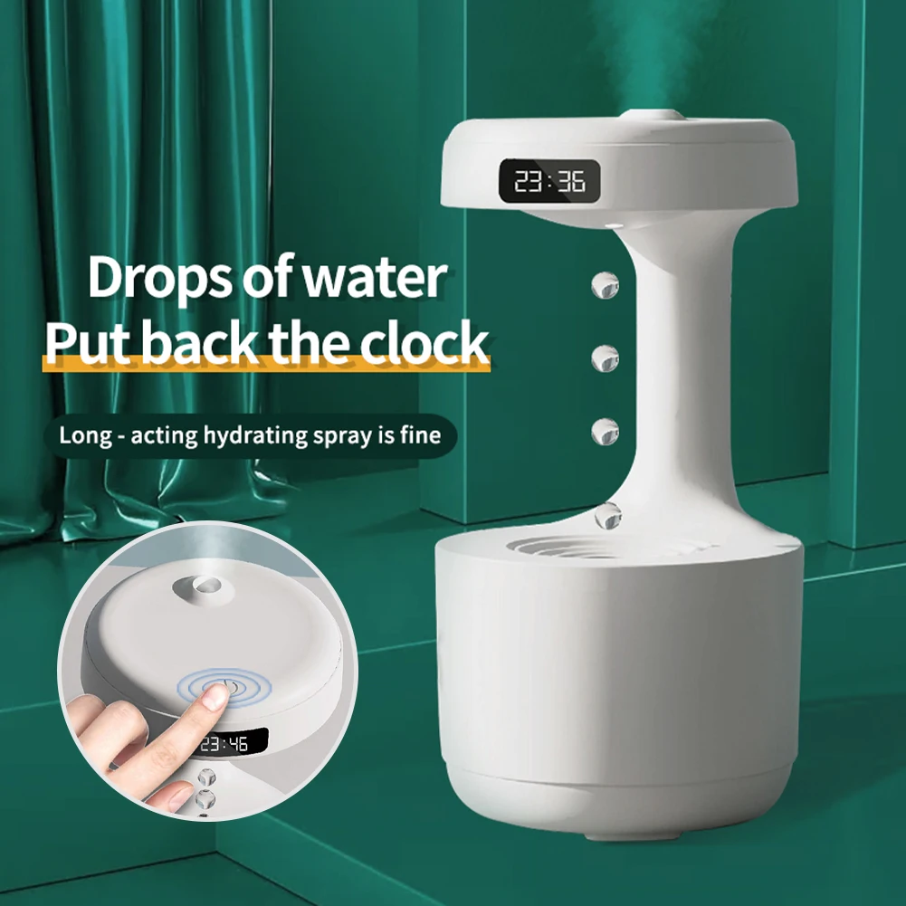 800ml Anti Gravity Air Humidifier Countercurrent Water Droplet Aroma Diffuser Night Light 4H Auto Shutdown Protection Sprayer
800ml Anti Gravity Air Humidifier Countercurrent Water Droplet Aroma Diffuser Night Light 4H Auto Shutdown Protection Sprayer
