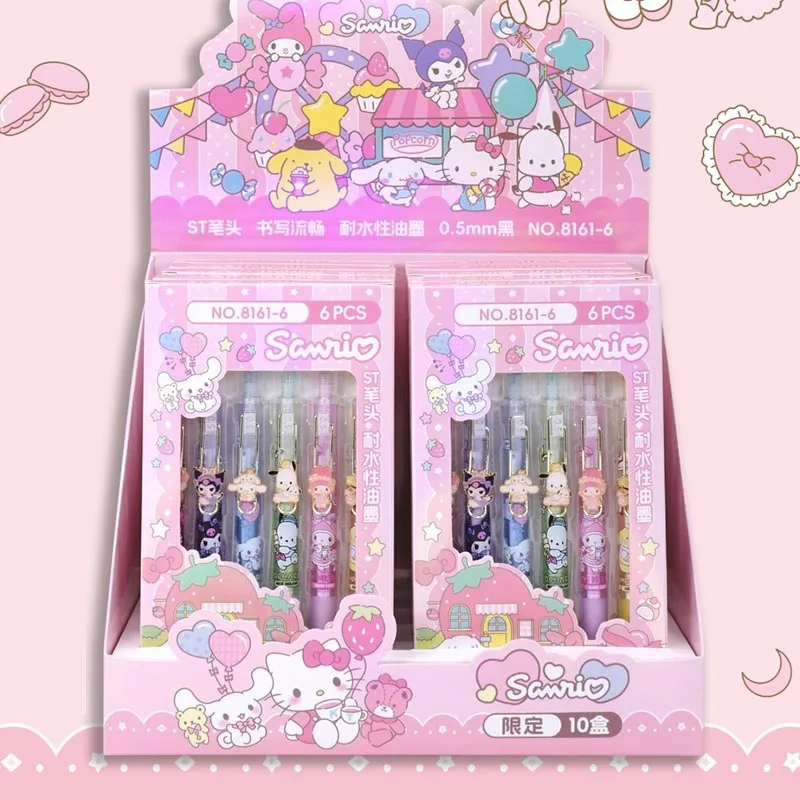 24pcs/ лот Sanrio Kuromi мелодия пресса гель Пен мило Pochacco 0.5mm черные чернила нейтральные ручки рекламные школьные принадлежности
24pcs/ лот Sanrio Kuromi мелодия пресса гель Пен мило Pochacco 0.5mm черные чернила нейтральные ручки рекламные школьные принадлежности