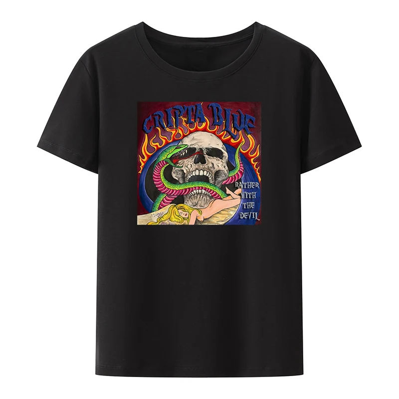 Rather with The Devil Cotton T-shirt Leisure Short Sleeve T-shirts Man Men Clothing Camiseta Hombre Cool Tech Breathable O-neck
Rather with The Devil Cotton T-shirt Leisure Short Sleeve T-shirts Man Men Clothing Camiseta Hombre Cool Tech Breathable O-neck