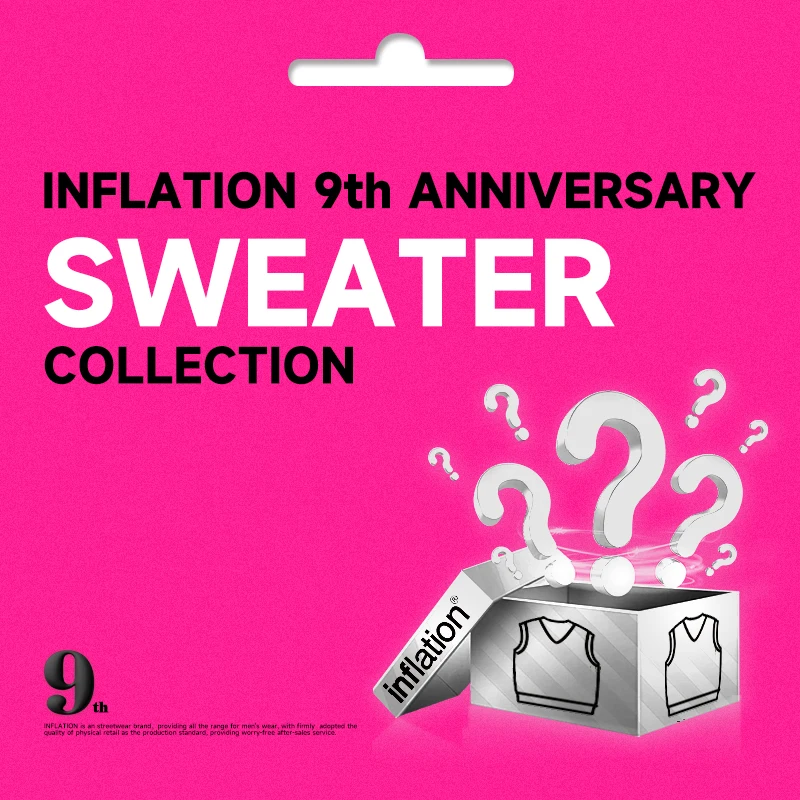 INFLATION Autumn Warm Crewneck Ttwist Sweater Male PulloversColorblock Knitwear Sweaters Men
INFLATION Autumn Warm Crewneck Ttwist Sweater Male PulloversColorblock Knitwear Sweaters Men