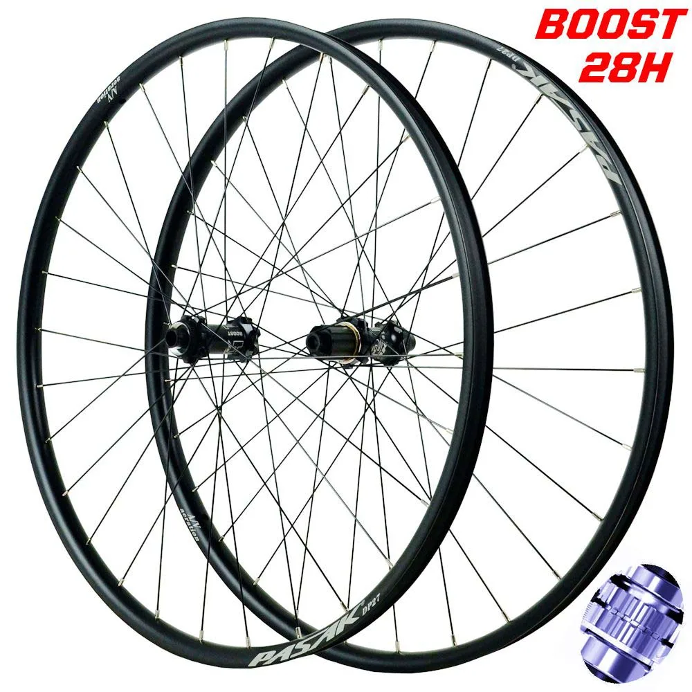 

MTB bicycle wheelset boost thru axle110 148 Mountain Bike Wheel AM DH Center Lock Disc Brake Planetary ratchet 54t HG MS XD