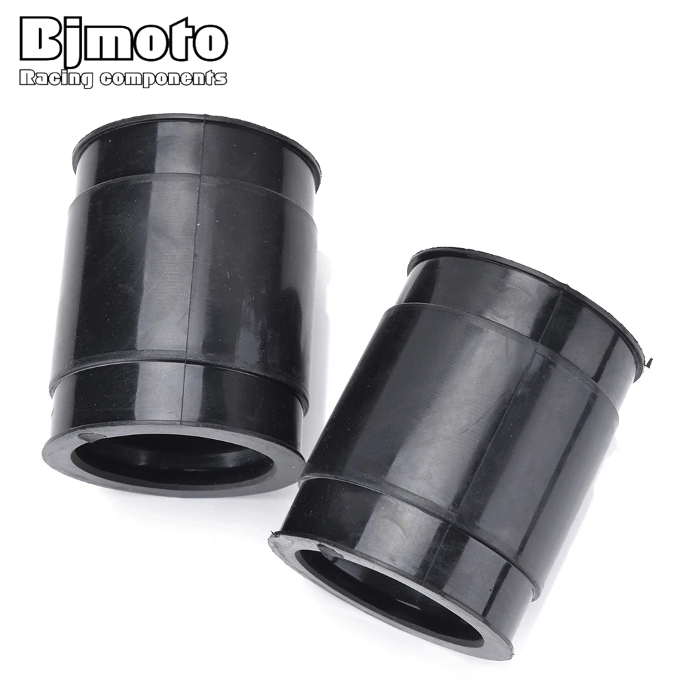 

2PCS Motorcycle Carburetor Adapter Inlet Intake Pipe Rubber Mat For Kawasaki EX250 Ninja 250 1986-2007 EX250 GPX250R 1988-1995