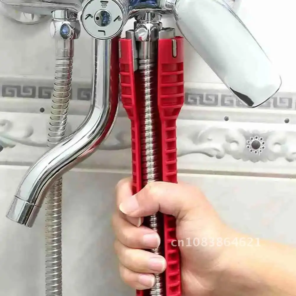 Key Wrench Set 8 in 1 Multifunctional Plumber Tools English Sink Faucet Kitchen Anti-slip Repair Pipe Multi Key Hand Tools
Key Wrench Set 8 in 1 Multifunctional Plumber Tools English Sink Faucet Kitchen Anti-slip Repair Pipe Multi Key Hand Tools