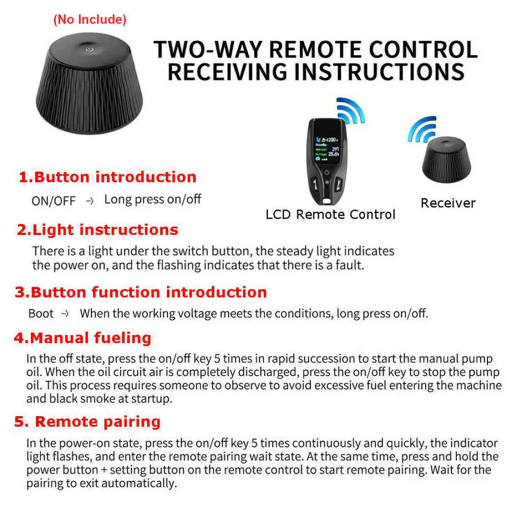 Parts Switch Remote Controller Truck 1pc ABS Accessories Car For Diesel Air Parking Heater Durable High Quality
Parts Switch Remote Controller Truck 1pc ABS Accessories Car For Diesel Air Parking Heater Durable High Quality