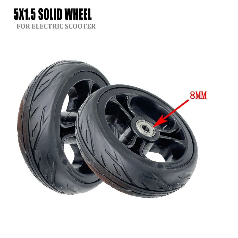 1/2pcs 5 Inch 5x1.5 Solid Tyre Durable Rear Wheel Scooter For Electric Tire Whole With Hub Rubber Part
1/2pcs 5 Inch 5x1.5 Solid Tyre Durable Rear Wheel Scooter For Electric Tire Whole With Hub Rubber Part