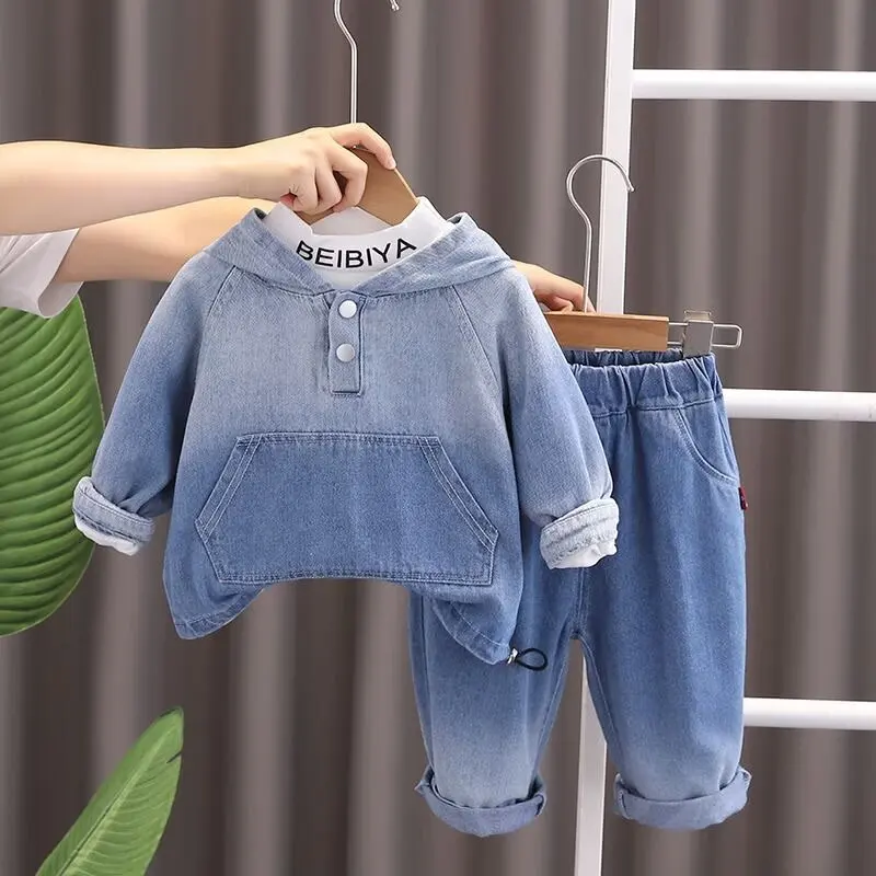 Autumn New Boy's Long-sleeved Suit Fashion Suit 2-piece Set Coat Pant Children's Clothes For Boys Aged 3-7
Autumn New Boy's Long-sleeved Suit Fashion Suit 2-piece Set Coat Pant Children's Clothes For Boys Aged 3-7
