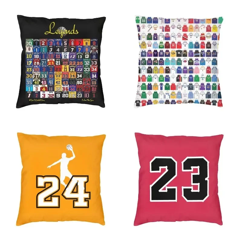 Basketball Legends Cushion Cover 40x40 Soft Jersey Pattern Throw Pillow Case for Sofa Car Square Pillowcase Home Decorative
Basketball Legends Cushion Cover 40x40 Soft Jersey Pattern Throw Pillow Case for Sofa Car Square Pillowcase Home Decorative