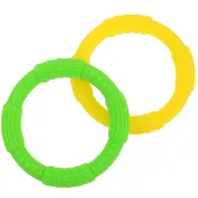 2Pcs Silicone Sensory Teething Ring Bracelet Teething Loops Baby Teether Rings Toy Infant Chewing Ring Baby Shower Gift
2Pcs Silicone Sensory Teething Ring Bracelet Teething Loops Baby Teether Rings Toy Infant Chewing Ring Baby Shower Gift