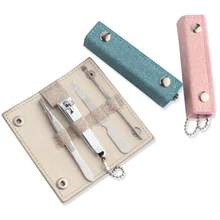 4PCS Keychain Manicure Set Cutting Toe Nails Protable Toenail Cut Clipper File Kit with Case Stainless Steel Cutter Tweezer Pick
4PCS Keychain Manicure Set Cutting Toe Nails Protable Toenail Cut Clipper File Kit with Case Stainless Steel Cutter Tweezer Pick