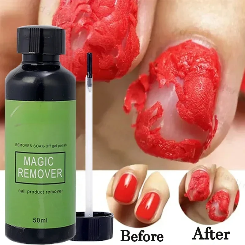 

3 Mins Magic Fast Remover Gel Nails Polish Not Hurting Nail Acrylic Semi Permanent Varnish Cleaning Polishes Removers Degreaser