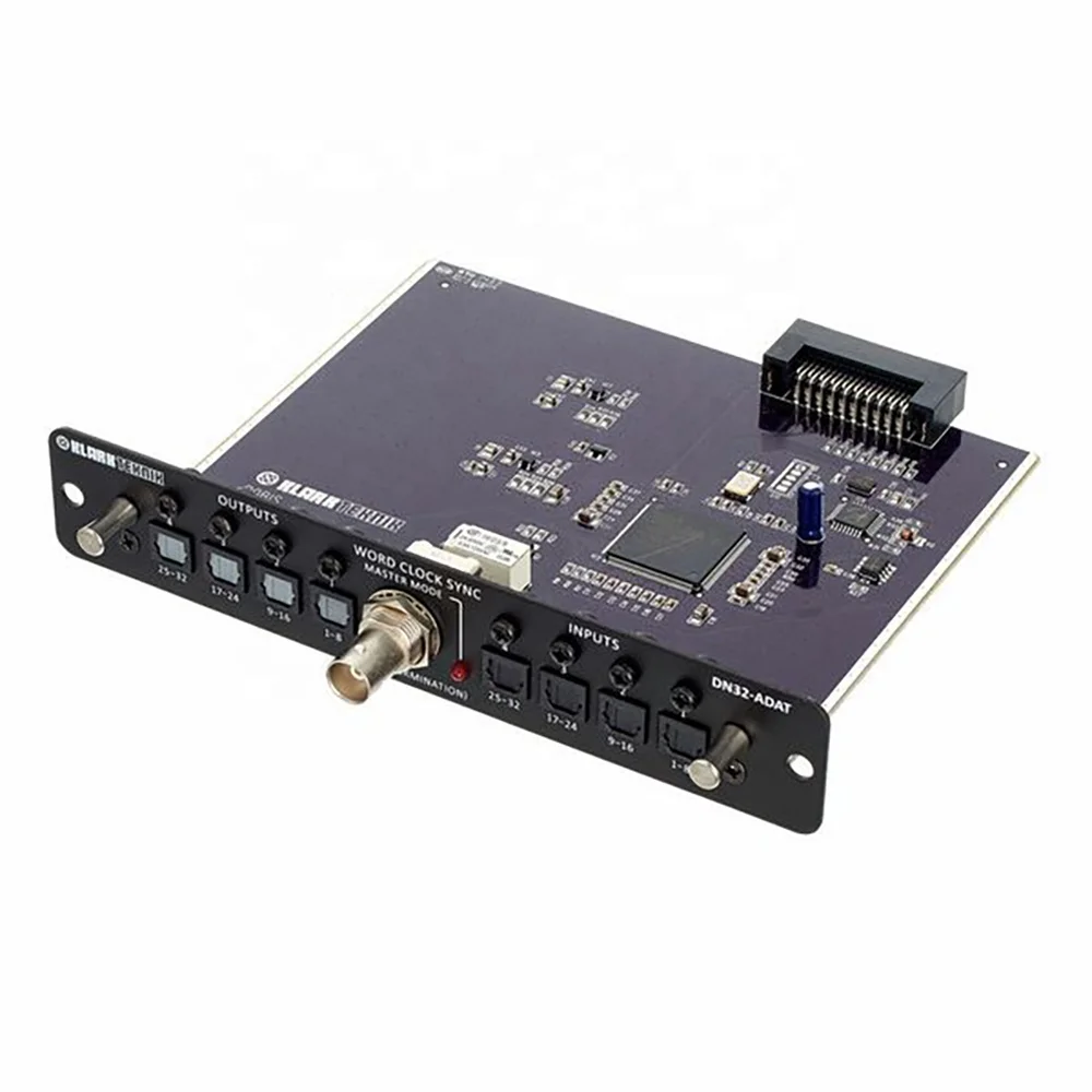 

Klark Teknik DN32 ADAT Expansion Module With Up To 32 Bidirectional Channels For Midas M32 Or Behringer X32 Digital Mixer