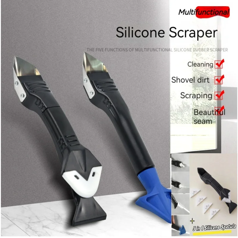 Five-in-one Silicone Scraper, Multifunctional Scraper, Glass Glue Trimmer, Glue Shovel, Scraper, Beauty Seam Tool
Five-in-one Silicone Scraper, Multifunctional Scraper, Glass Glue Trimmer, Glue Shovel, Scraper, Beauty Seam Tool