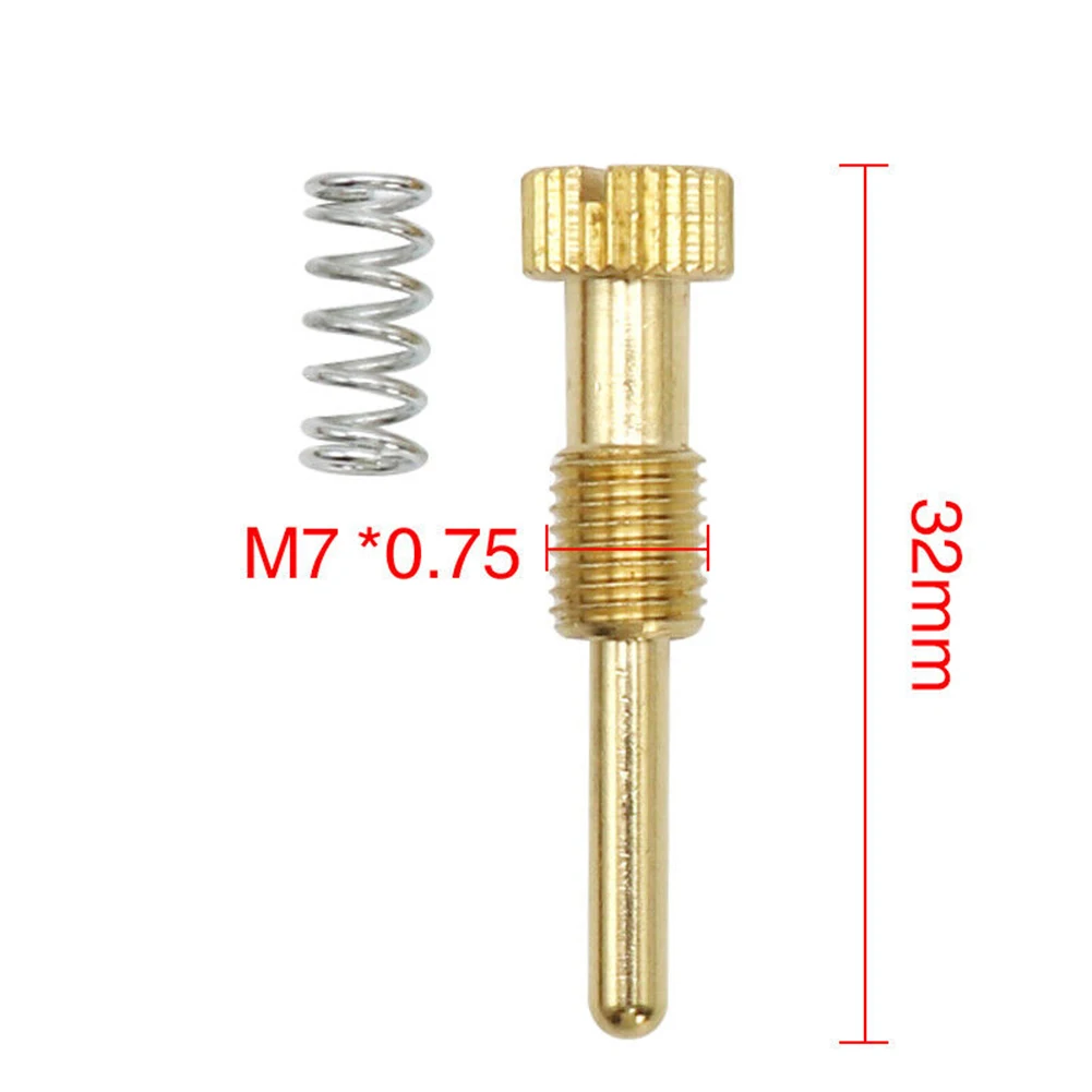 Achieve High Quality Performance with This Idle Speed Adjustment Screw and Air Fuel Mixture Screw Set for Mikuni VM22
Achieve High Quality Performance with This Idle Speed Adjustment Screw and Air Fuel Mixture Screw Set for Mikuni VM22