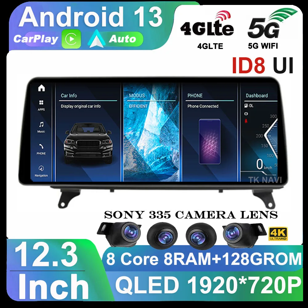 12.3 Inch ID8 Android 13 Car Radio Stereo FOR BMW X5/X6 E70 E71 CCC CIC NBT Multimedia Carplay Autoradio Navigation Bluetooth 4G
12.3 Inch ID8 Android 13 Car Radio Stereo FOR BMW X5/X6 E70 E71 CCC CIC NBT Multimedia Carplay Autoradio Navigation Bluetooth 4G