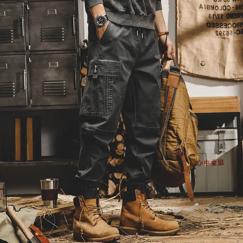 Casual Cargo Pants Sweatpants Men Vintage Streetwear Loose Military Tactical Trousers Man Clothing
Casual Cargo Pants Sweatpants Men Vintage Streetwear Loose Military Tactical Trousers Man Clothing
