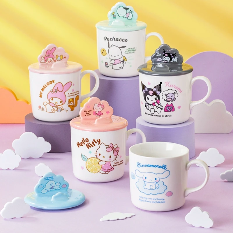 Sanrio Cartoon Ceramic Mug with Lid Mobile Phone Holder Mug HelloKitty MyMelody Cinnamoroll Kuromi Anime Breakfast Coffee Mug
Sanrio Cartoon Ceramic Mug with Lid Mobile Phone Holder Mug HelloKitty MyMelody Cinnamoroll Kuromi Anime Breakfast Coffee Mug